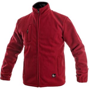 Canis Pánska fleecová bunda OTTAWA - Červená | XL
