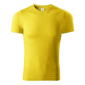 MALFINI Tričko Paint - Žltá | XXL