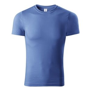 MALFINI Tričko Paint - Azúrovo modrá | XL