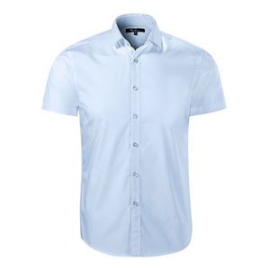 MALFINI Pánska košeľa s krátkym rukávom Flash - Svetlomodrá | S