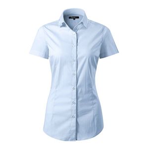 MALFINI Dámska košeľa s krátkym rukávom Flash - Svetlomodrá | XL