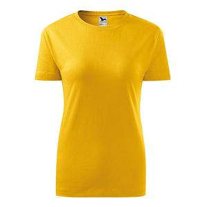 MALFINI Dámske tričko Classic New - Žltá | S