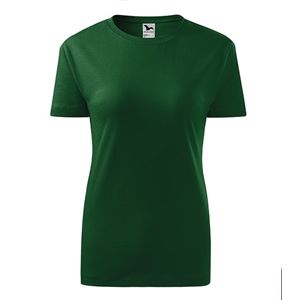 MALFINI Dámske tričko Classic New - Fľaškovo zelená | XL