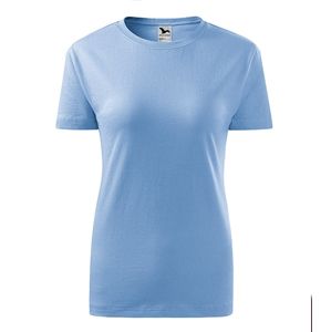 MALFINI Dámske tričko Classic New - Nebesky modrá | S