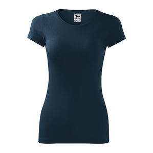 MALFINI Dámske tričko Glance - Námornícka modrá | M