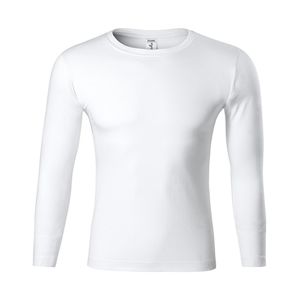 MALFINI Tričko s dlhým rukávom Progress LS - Biela | XS