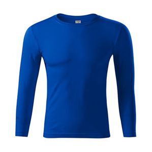 MALFINI Tričko s dlhým rukávom Progress LS - Kráľovská modrá | S