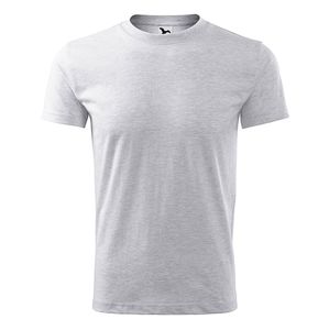 MALFINI Pánske tričko Classic New - Svetlošedý melír | M