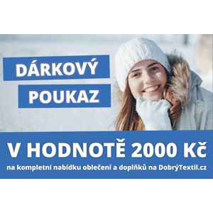 Dobrý Textil Darčekový poukaz 2000 Kč
