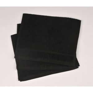 Dobrý Textil Malý uterák Economy 30x50 - Čierna