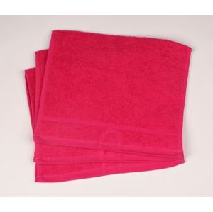 Dobrý Textil Malý uterák Economy 30x50 - Purpurová | 30 x 50 cm