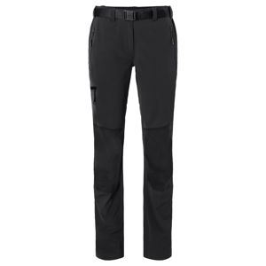 James & Nicholson Dámske trekingové nohavice JN1205 - Čierna / čierna | XL