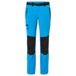 James & Nicholson Dámske trekingové nohavice JN1205 - Jasná modrá / tmavomodrá | L