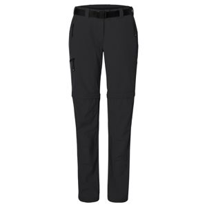 James & Nicholson Pánske outdoorové nohavice s odopínateľnými nohavicami JN1202 - Čierna | L