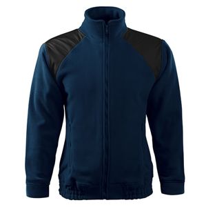 MALFINI Fleecová mikina Jacket Hi-Q - Námornícka modrá | XXXL
