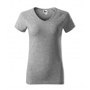 MALFINI Dámske tričko Dream - Tmavošedý melír | XS