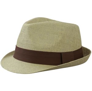 Myrtle Beach Letný klobúk MB6564 - Piesková / hnedá | S/M