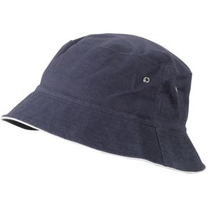 Myrtle Beach Detský klobúčik MB013 - Tmavomodrá / biela | 54 cm