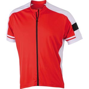 James & Nicholson Pánsky cyklistický dres JN454 - Červená | S