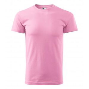 MALFINI Pánske tričko Basic - Ružová | XXXL