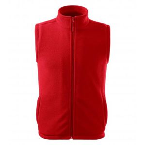 MALFINI Fleecová vesta Next - Červená | XL