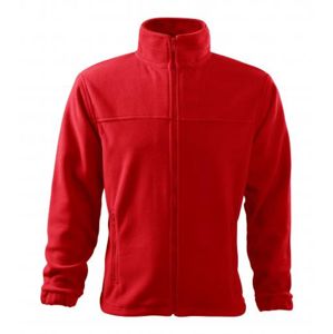 MALFINI Pánska fleecová mikina Jacket - Červená | XXXL