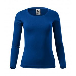 MALFINI Dámske tričko s dlhým rukávom Fit-T Long Sleeve - Kráľovská modrá | S