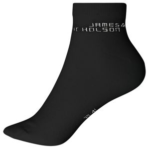 James & Nicholson Členkové ponožky s biobavlnou 8031 - Čierna | 35-38