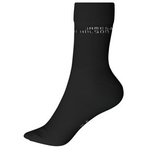 James & Nicholson Vysoké ponožky s biobavlnou 8032 - Čierna | 39-41