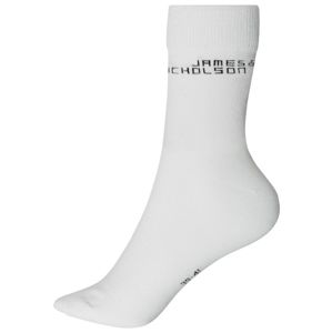 James & Nicholson Vysoké ponožky s biobavlnou 8032 - Biela | 39-41