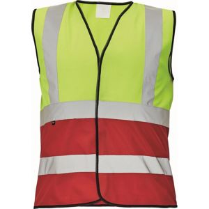 Cerva Reflexná vesta LYNX DUO - Žltá / červená | XL