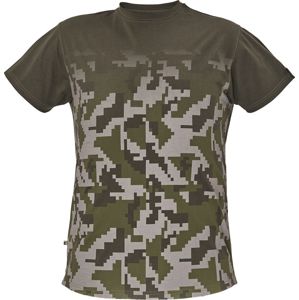 Cerva Pánske tričko NEURUM - Tmavá olivová | XL