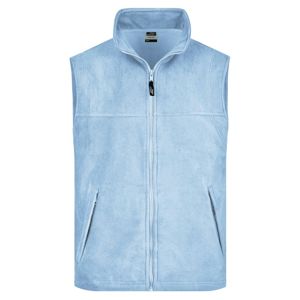 James & Nicholson Pánska fleecová vesta JN045 - Světle modrá | L