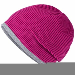 Myrtle Beach Ľahká športová fleecová čiapka MB7127 - Ružová / šedý melír