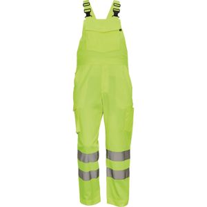 Cerva Reflexné pracovné nohavice s náprsenkou GANDIA - Žltá | 64