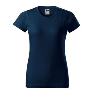 MALFINI Dámske tričko Basic - Námornícka modrá | XXXL