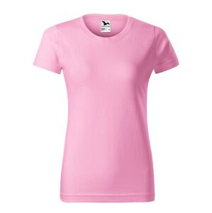 MALFINI Dámske tričko Basic - Ružová | XXXL