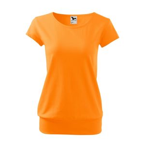 MALFINI Dámske tričko City - Mandarínkovo oranžová | XL