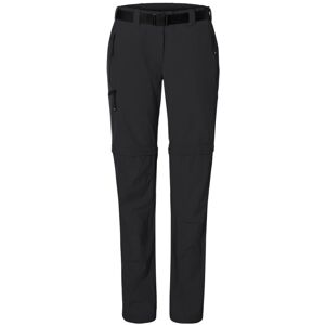 James & Nicholson Pánske outdoorové nohavice s odopínateľnými nohavicami JN1202 - Čierna | S