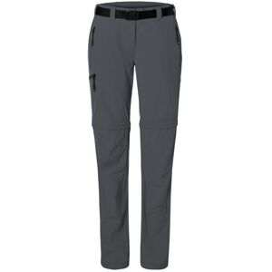James & Nicholson Pánske outdoorové nohavice s odopínateľnými nohavicami JN1202 - Tmavošedá | XXL
