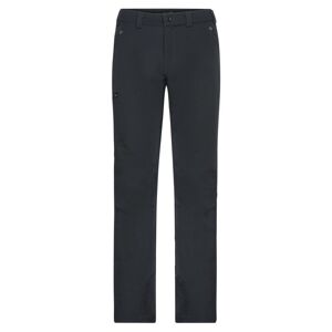 James & Nicholson Pánske elastické outdoorové nohavice JN585 - Čierna | XL