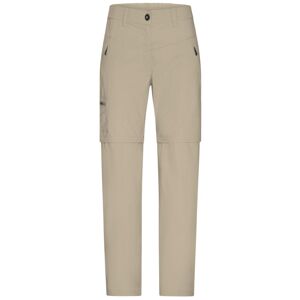 James & Nicholson Dámske outdoorové nohavice 2v1 JN582 - Stone | XL