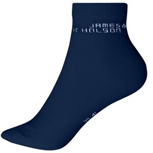 James & Nicholson Členkové ponožky s biobavlnou 8031 - Tmavomodrá | 35-38