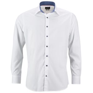 James & Nicholson Pánska biela košeľa JN648 - L