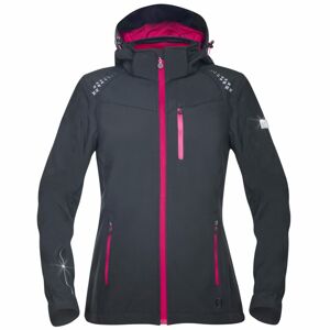 Ardon Dámska softshellová bunda FLORET - Čierna / ružová | S
