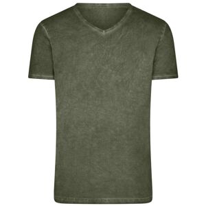 James & Nicholson Pánska tričko Gipsy JN976 - Olivová | L