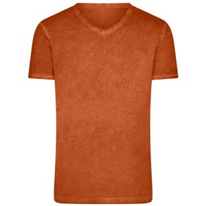 James & Nicholson Pánska tričko Gipsy JN976 - Oranžová | S