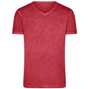 James & Nicholson Pánska tričko Gipsy JN976 - Červená | S