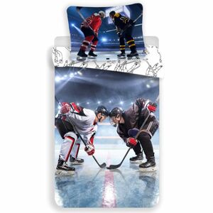 Jerry Fabrics Obliečky Hokej - Ľadový hokej | 140 x 200 cm / 70 x 90 cm