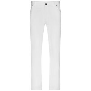 James & Nicholson Pánske biele strečové nohavice JN3002 - Biela | 56